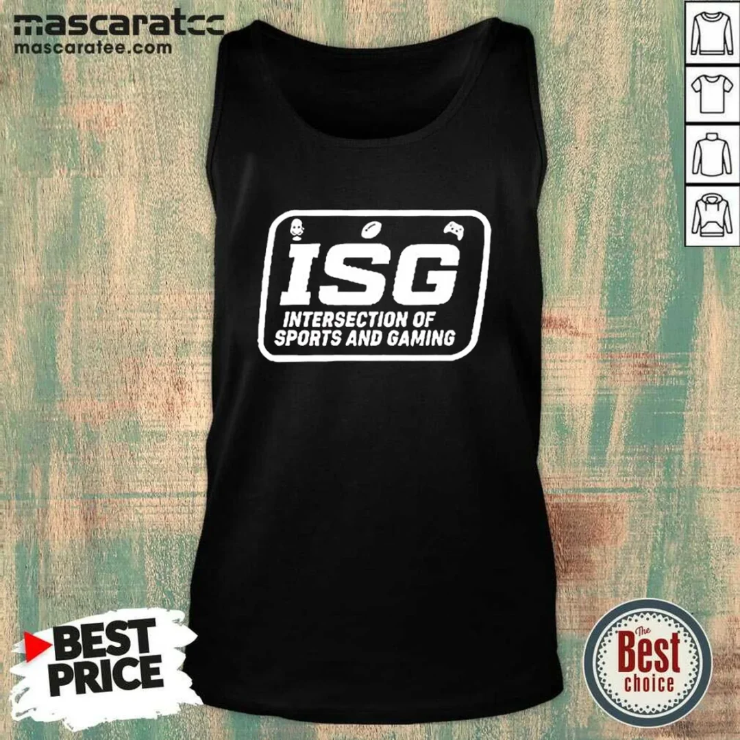 awesome-isg-intersection-of-sports-and-gaming-podcast-fans-and-media-collectors-tank-top Awesome ISG Intersection Of Sports And Gaming Podcast Fans And Media Collectors Tank Top
