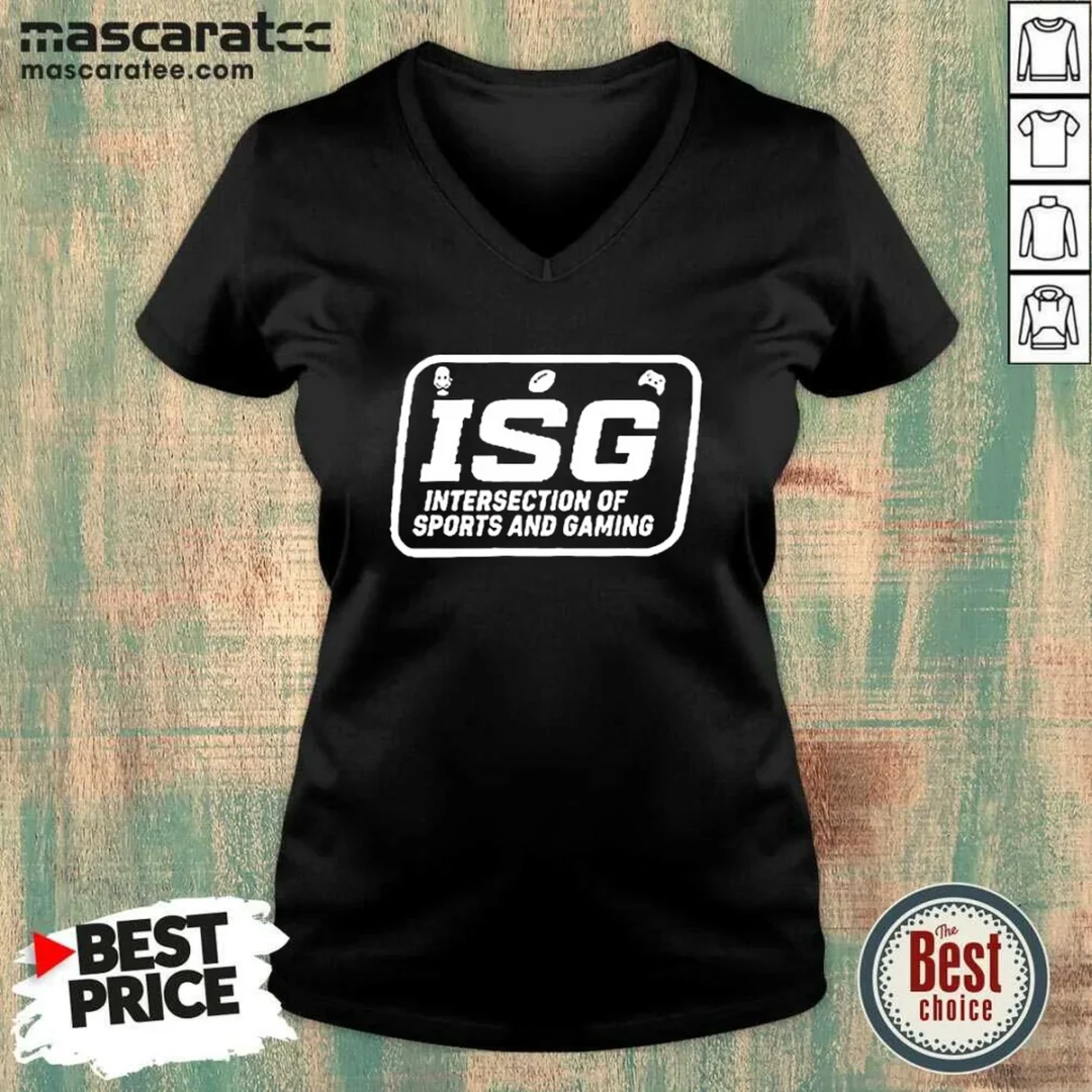 awesome-isg-intersection-of-sports-and-gaming-podcast-fans-and-media-collectors-v-neck-shirt Awesome ISG Intersection Of Sports And Gaming Podcast Fans And Media Collectors V-Neck Shirt