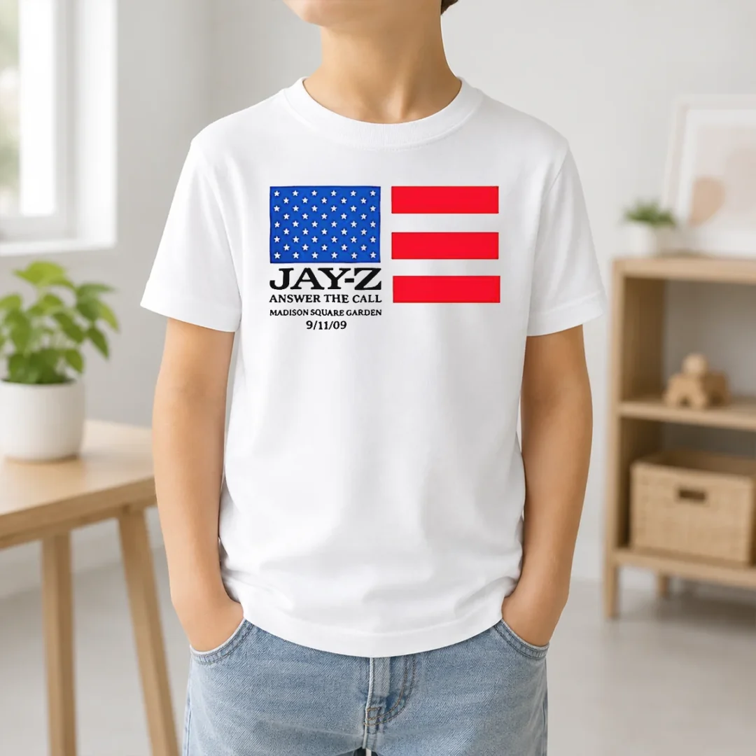 Awesome Jay Z Answer The Call Madison Square Garden 9 11 09 Kids T Shirt Awesome Jay Z Answer The Call Madison Square Garden 9 11 09 Kids T-Shirt
