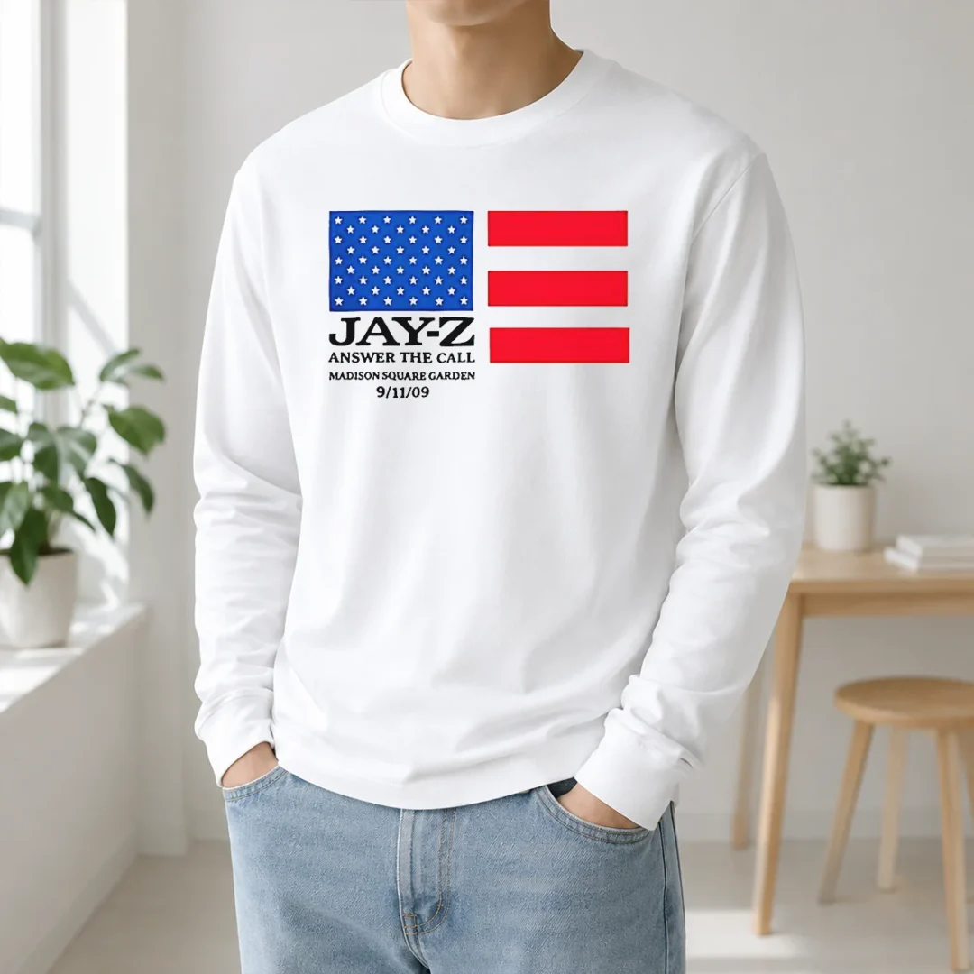 Awesome Jay Z Answer The Call Madison Square Garden 9 11 09 Long Sleeve Shirt Awesome Jay Z Answer The Call Madison Square Garden 9 11 09 Long Sleeve Shirt