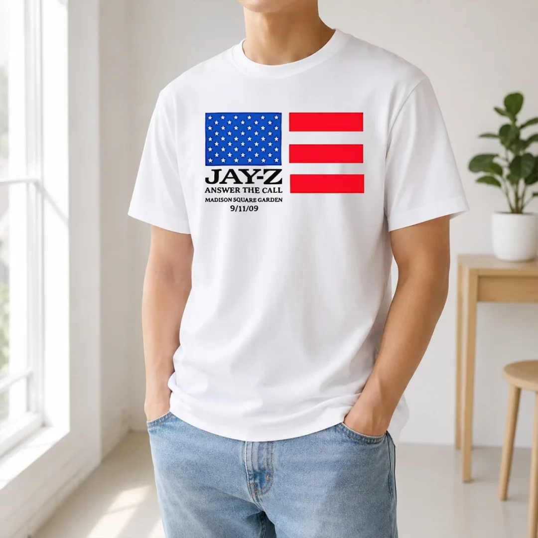 Awesome Jay Z Answer The Call Madison Square Garden 9 11 09 t shirt Awesome Jay Z Answer The Call Madison Square Garden 9 11 09