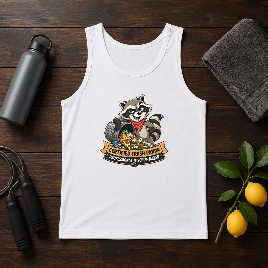 awesome-jimothy-trash-panda-funny-humor-vector-tank-top Awesome Jimothy Trash Panda Funny Humor Vector Tank Top
