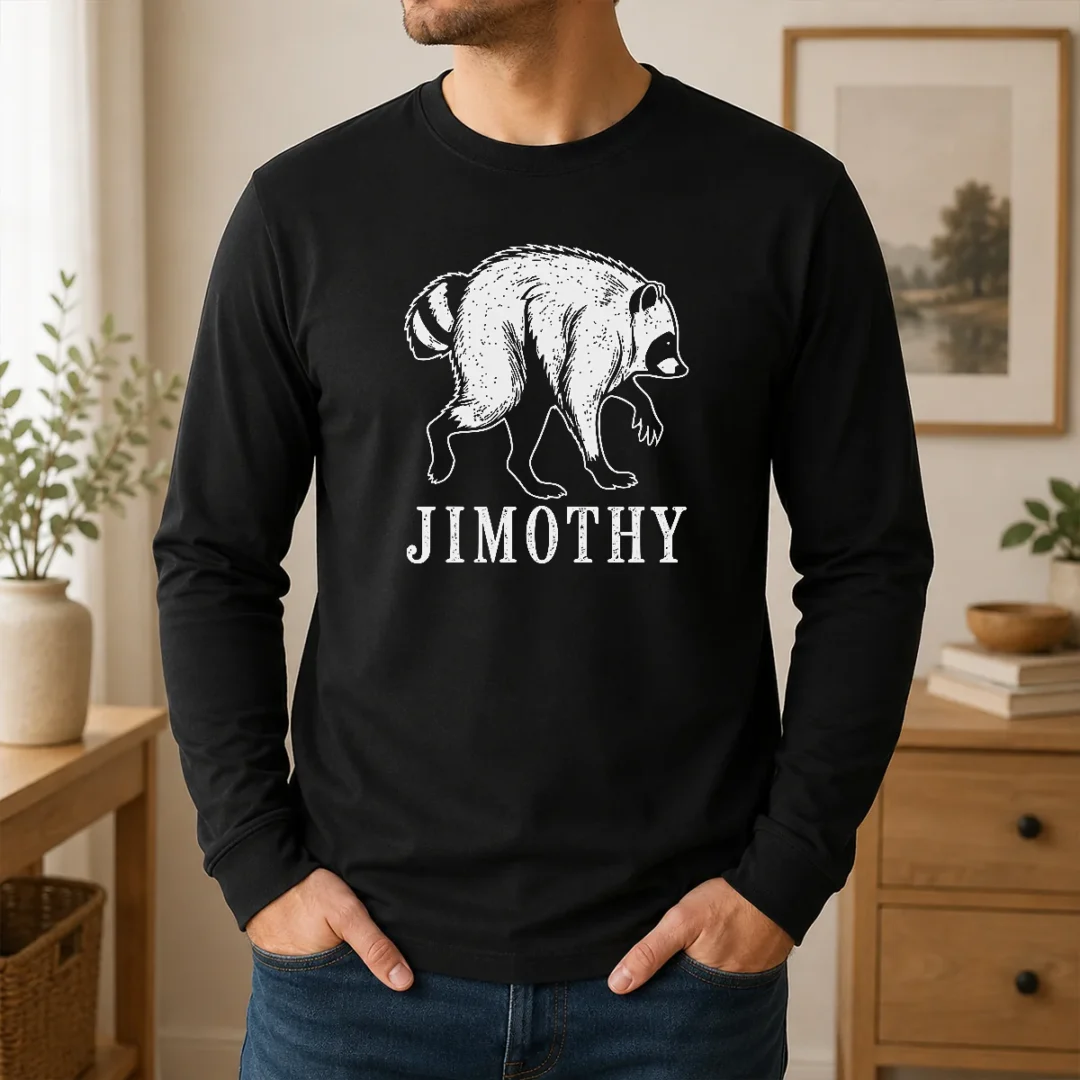 Awesome Jimothy Viral Raccoon Meme Long Sleeve Shirt Awesome Jimothy Viral Raccoon Meme Long Sleeve Shirt