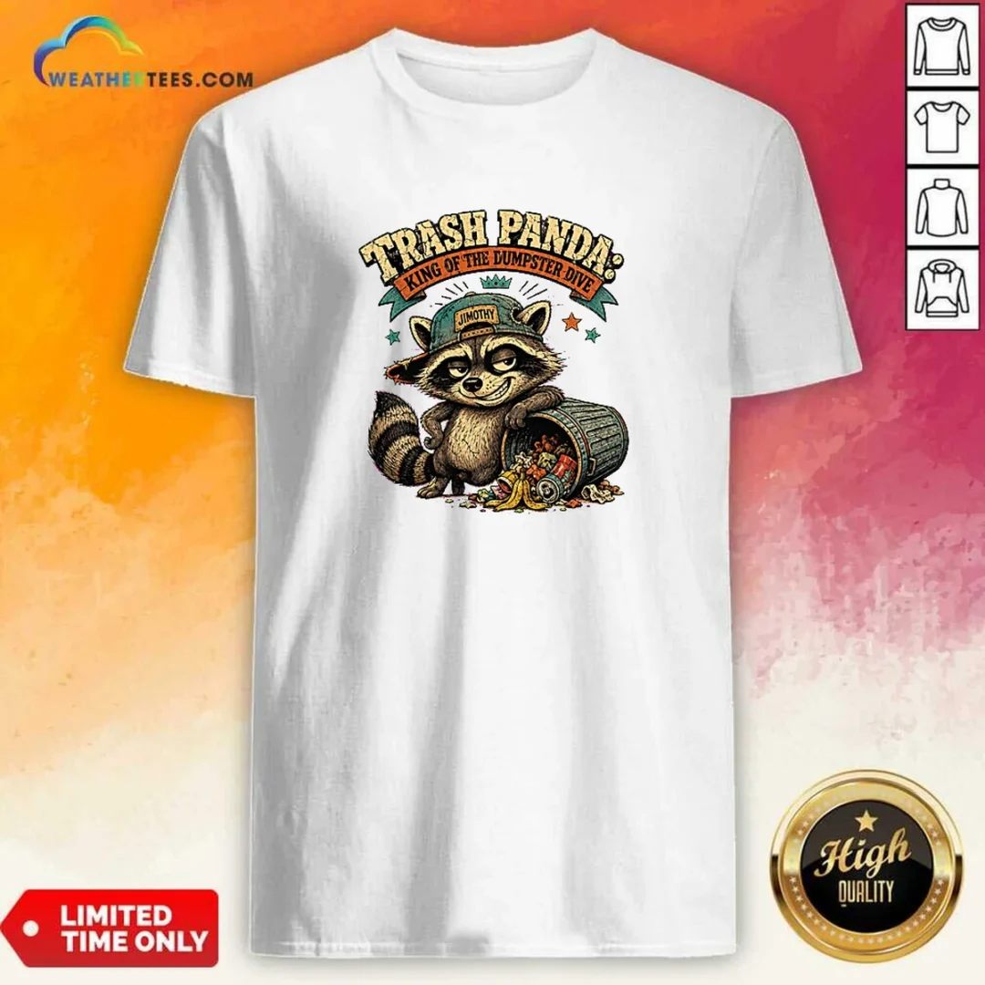 awesome-jimothy-viral-trash-panda-king-retro-distressed-shirt Awesome Jimothy Viral Trash Panda King Retro Distressed