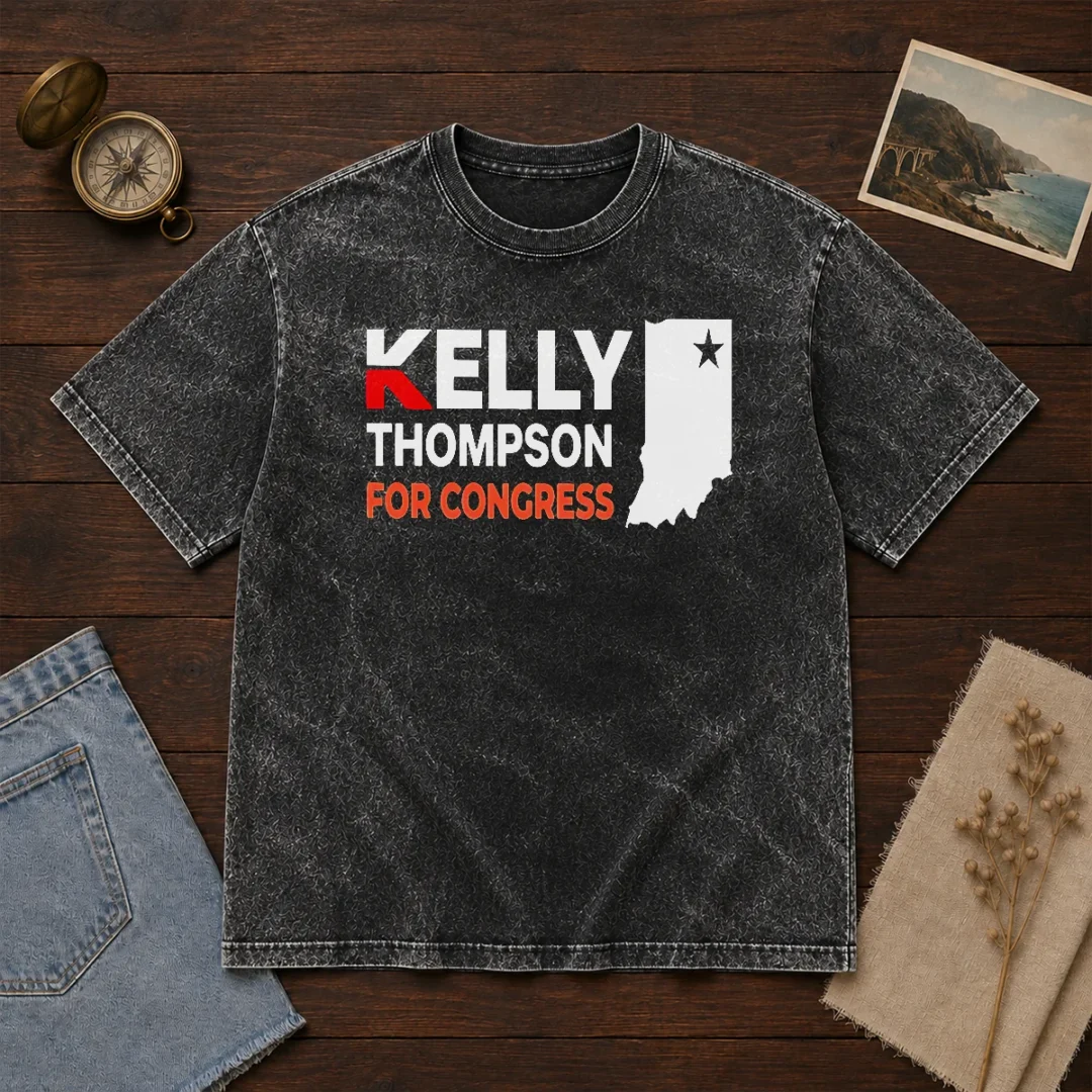 awesome-kelly-thompson-for-congress-washed-t-shirt Awesome Kelly Thompson For Congress Washed T-Shirt