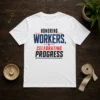 Awesome Labour Day Celebration Honoring Workers Minimalist t shirt in classic fit with bold text design