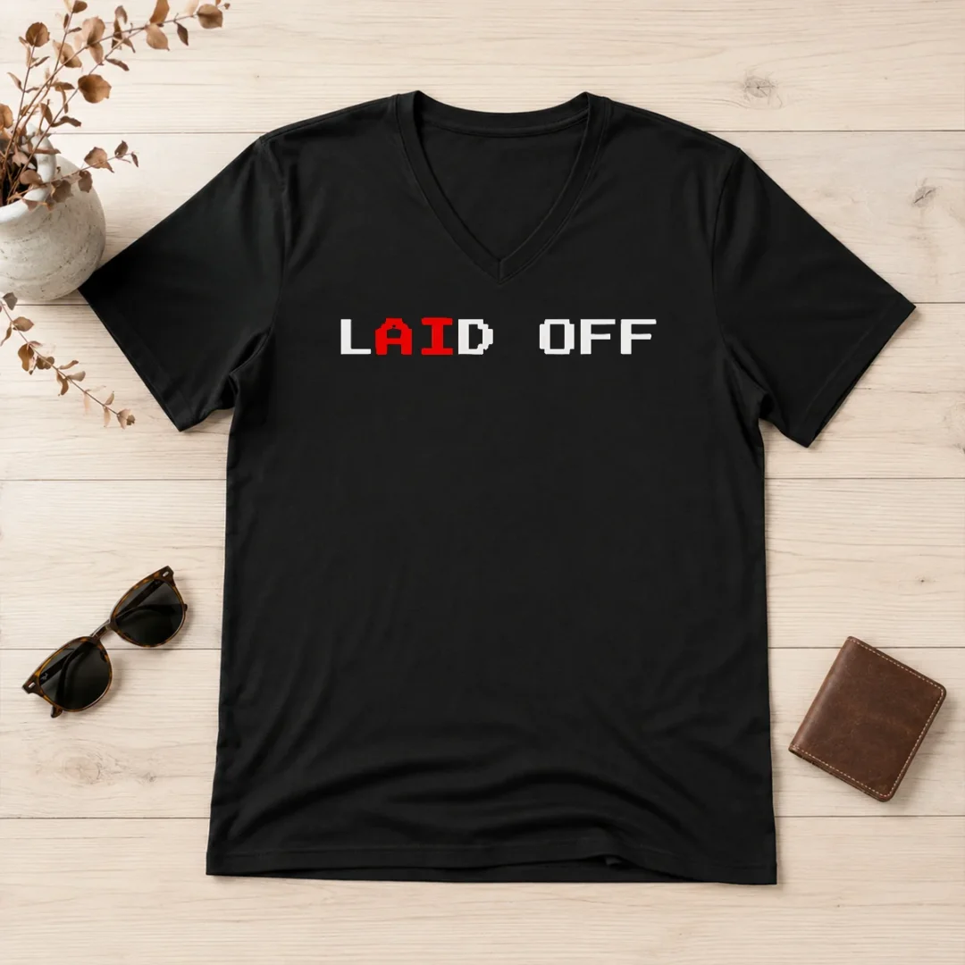 awesome-laid-off-v-neck-shirt Awesome Laid Off V-Neck Shirt