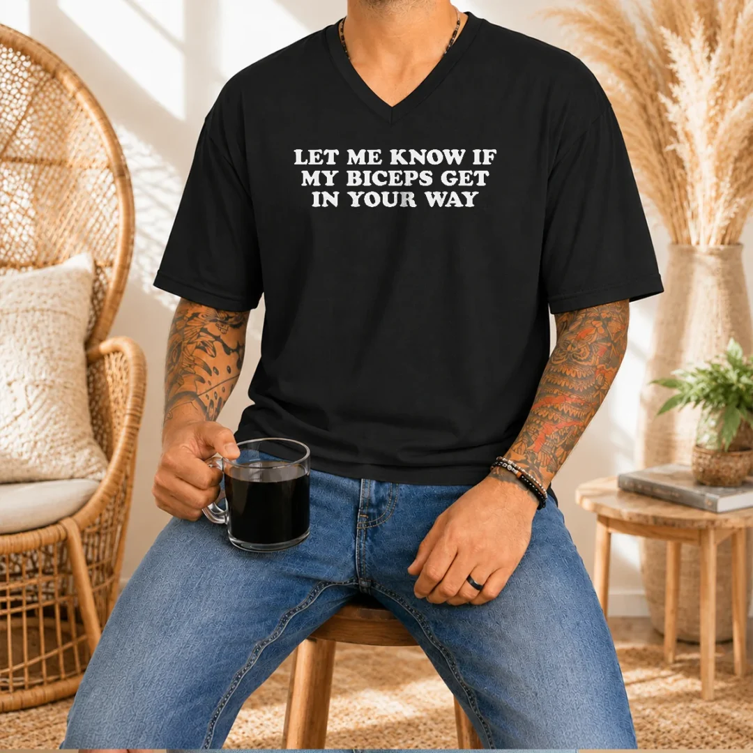 awesome-let-me-know-v-neck-shirt Awesome Let Me Know Shirt - Image 2