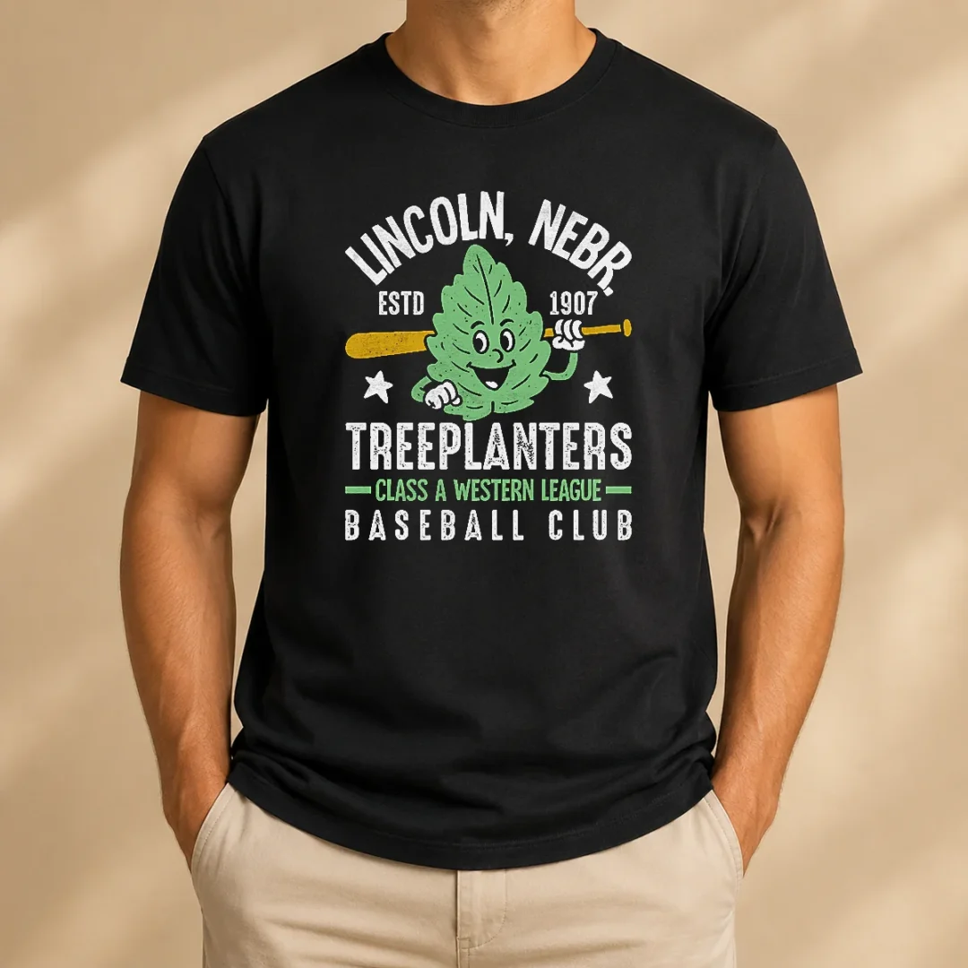 awesome-lincoln-treeplanters-nebraska-vintage-baseball-team-t-shirt Awesome Lincoln Treeplanters Nebraska Vintage Baseball Team