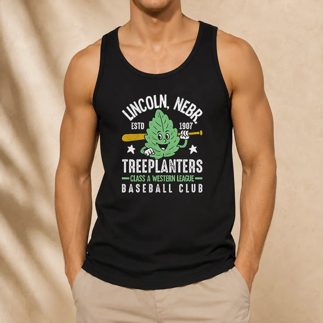 awesome-lincoln-treeplanters-nebraska-vintage-baseball-team-tank-top Awesome Lincoln Treeplanters Nebraska Vintage Baseball Team Tank Top