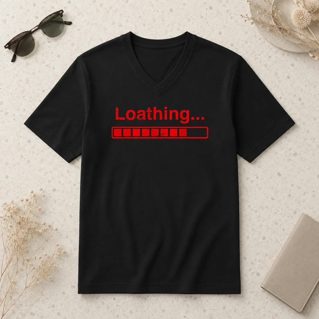 awesome-loathing-v-neck-shirt-1 Awesome Loathing V-Neck Shirt