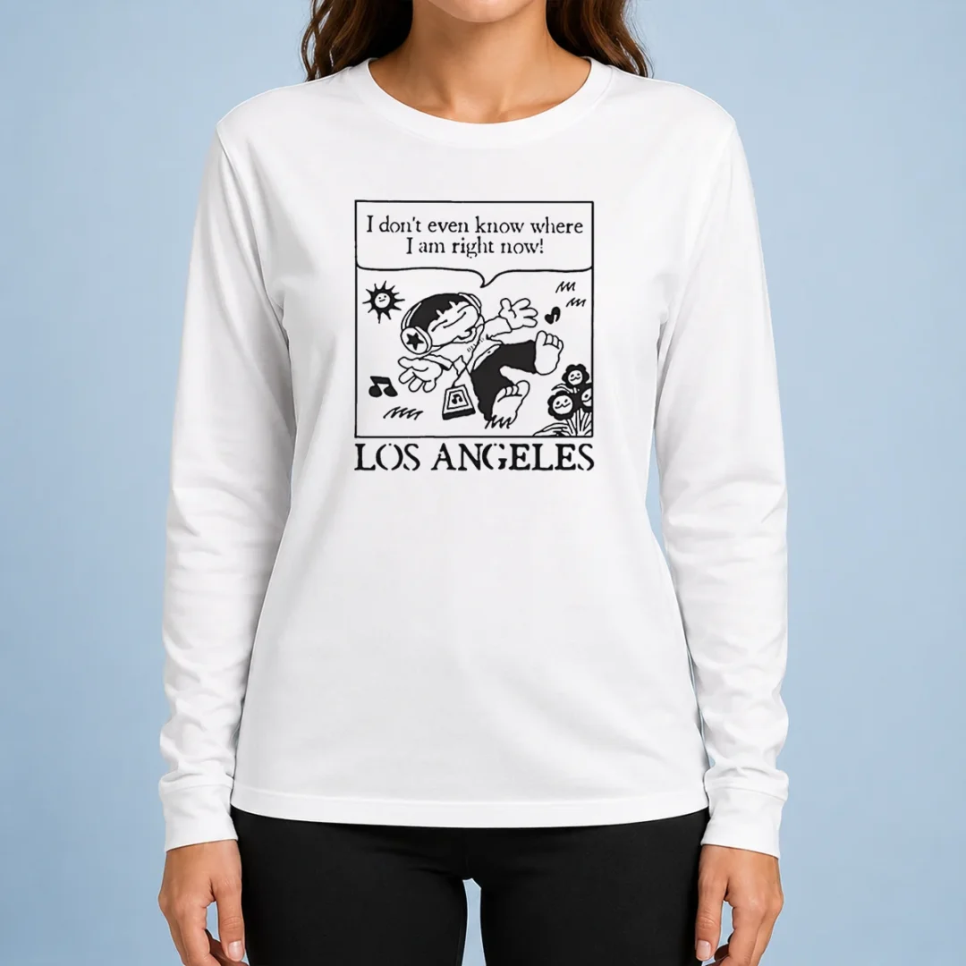 awesome-los-angeles-cartoon-kid-floating-headphones-i-don-t-even-know-where-i-am-long-sleeve-shirt Awesome Los Angeles Cartoon Kid Floating Headphones I Don'T Even Know Where I Am Long Sleeve Shirt