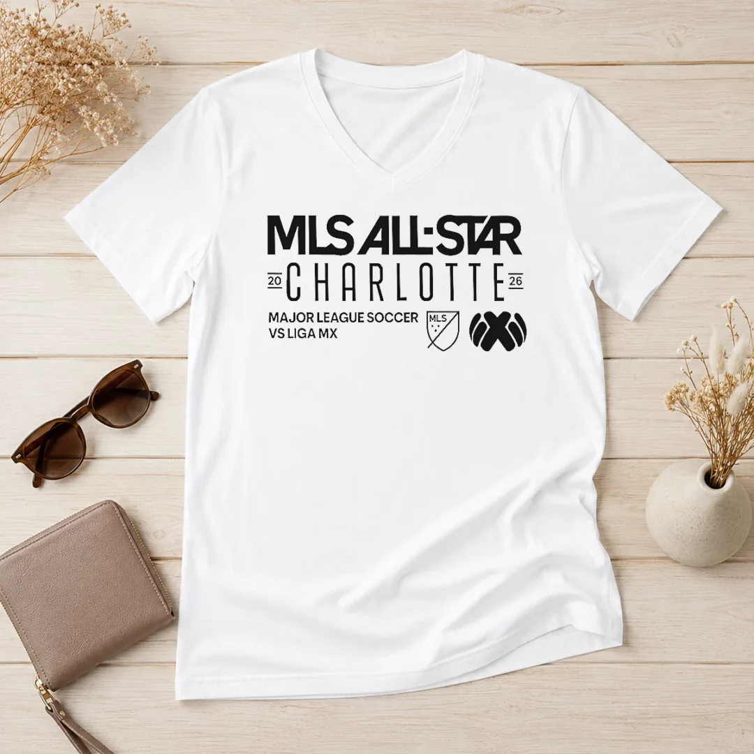 awesome-mls-all-star-charlotte-2026-major-league-soccer-vs-liga-mx-v-neck-shirt Awesome MLS All Star Charlotte 2026 Major League Soccer Vs Liga MX V-Neck Shirt