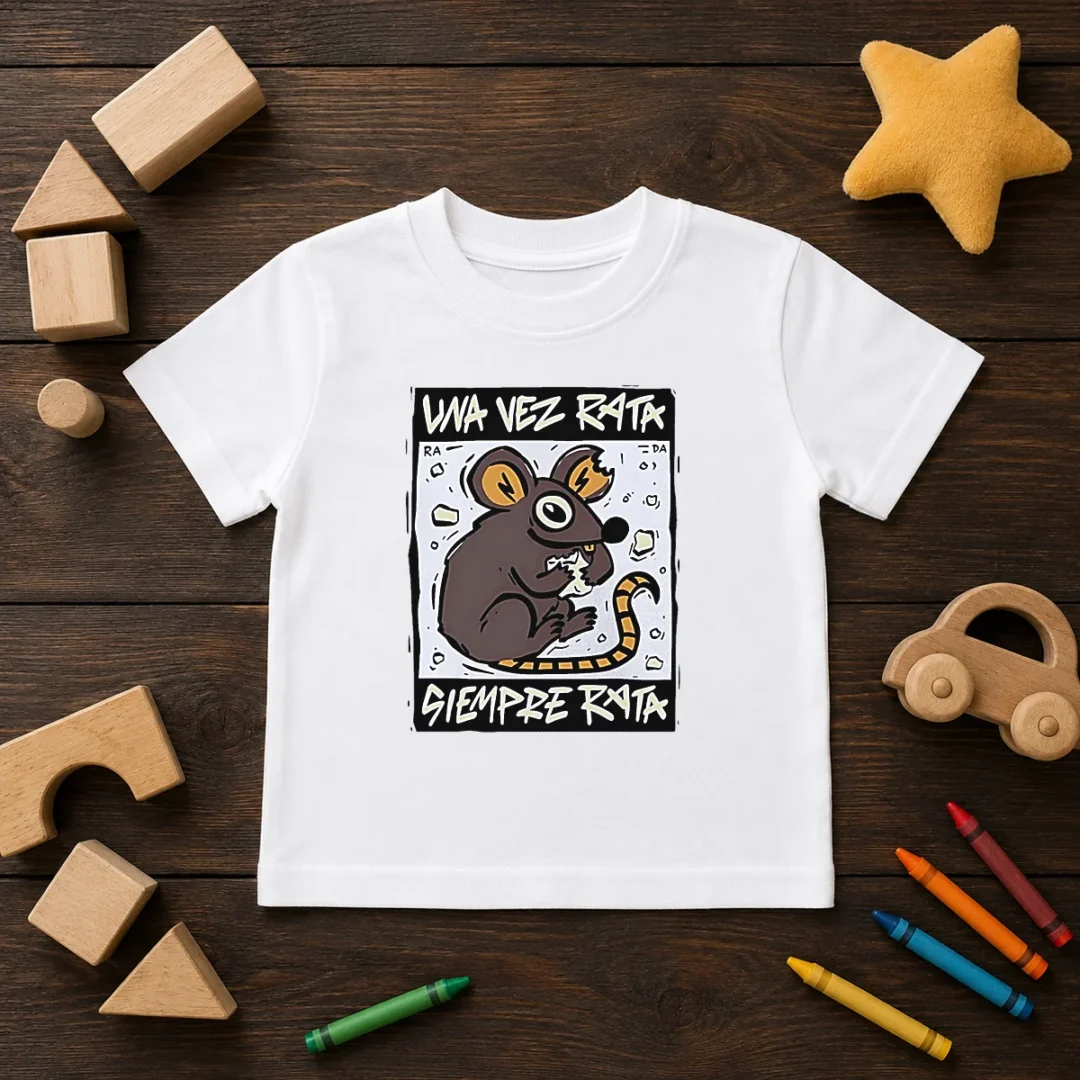 awesome-mouse-eating-cheese-una-vez-rata-siempre-rata-rat-funny-kids-t-shirt Awesome Mouse Eating Cheese Una Vez Rata Siempre Rata Rat Funny Kids T-Shirt