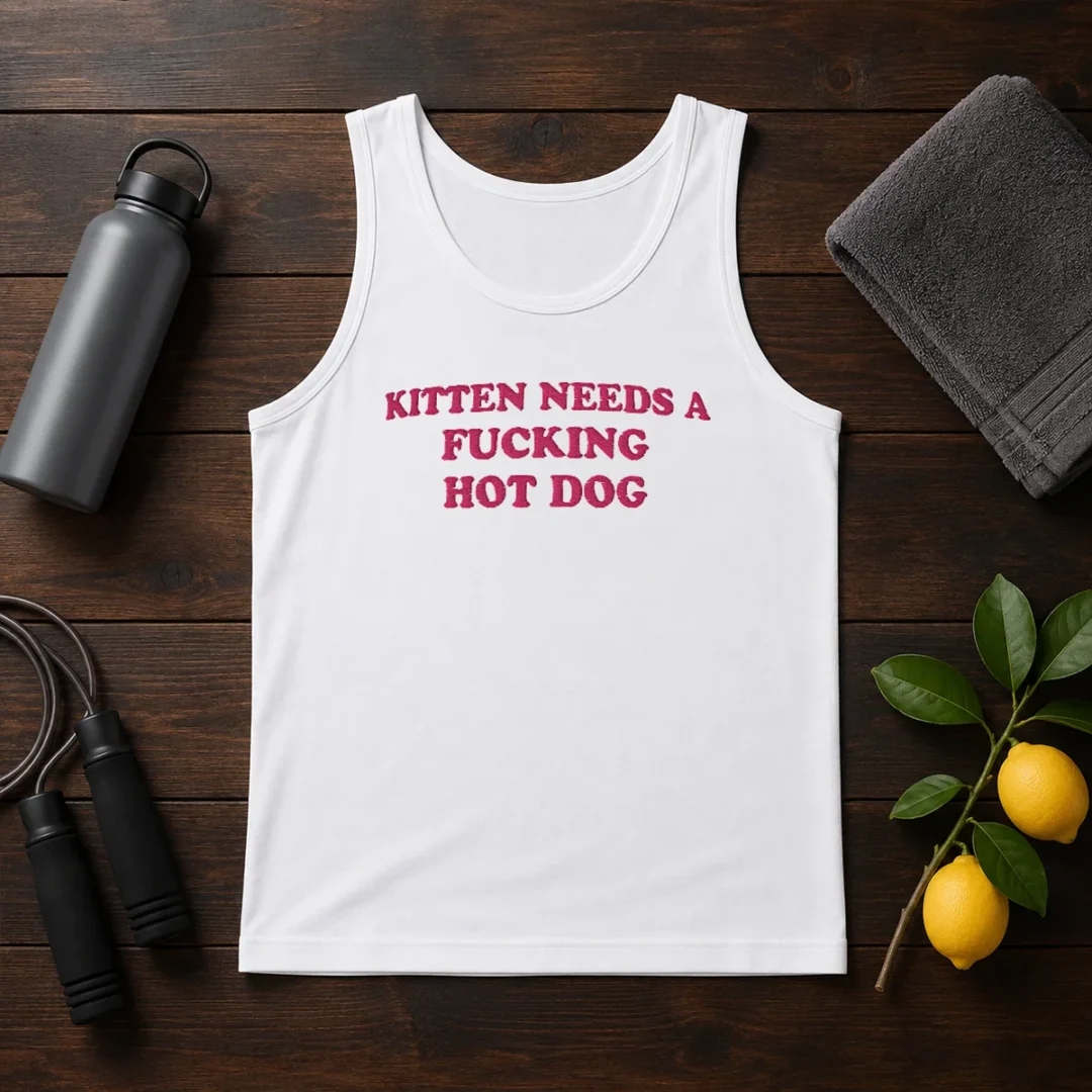 awesome-needs-a-fucking-hot-dog-kitten-tank-top Awesome Needs A Fucking Hot Dog Kitten Tank Top