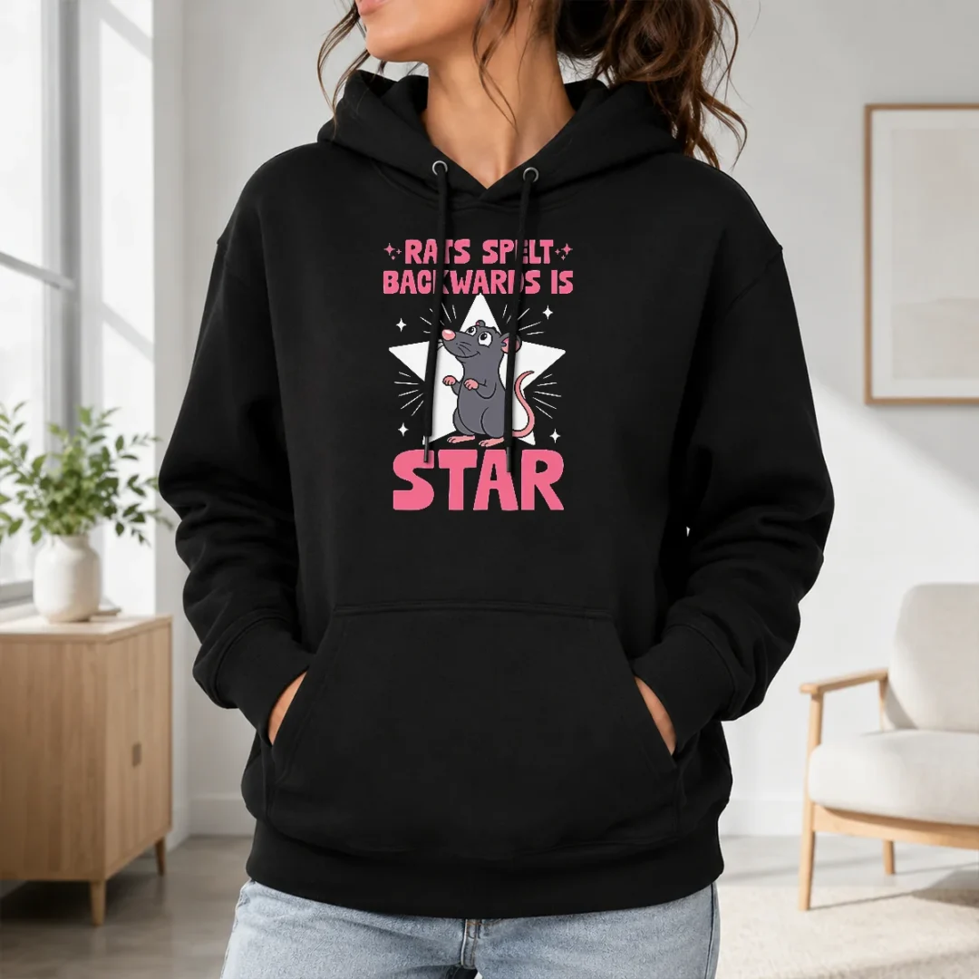 Awesome Nice Rat Humor Gift Rats Spelt Backwards Is Star Hoodie Awesome Nice Rat Humor Gift Rats Spelt Backwards Is Star Hoodie