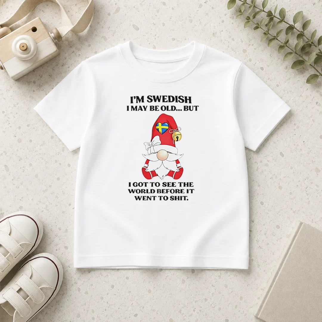 awesome-nice-swedish-gnome-i-am-swedish-i-may-be-old-but-i-got-to-see-the-world-before-it-kids-t-shirt Awesome Nice Swedish Gnome I Am Swedish I May Be Old But I Got To See The World Before It Kids T-Shirt