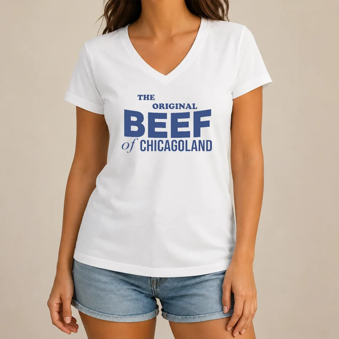 awesome-nice-the-bear-original-beef-of-chicagoland-v-neck-shirt-1 Awesome Nice The Bear Original Beef Of Chicagoland V-Neck Shirt
