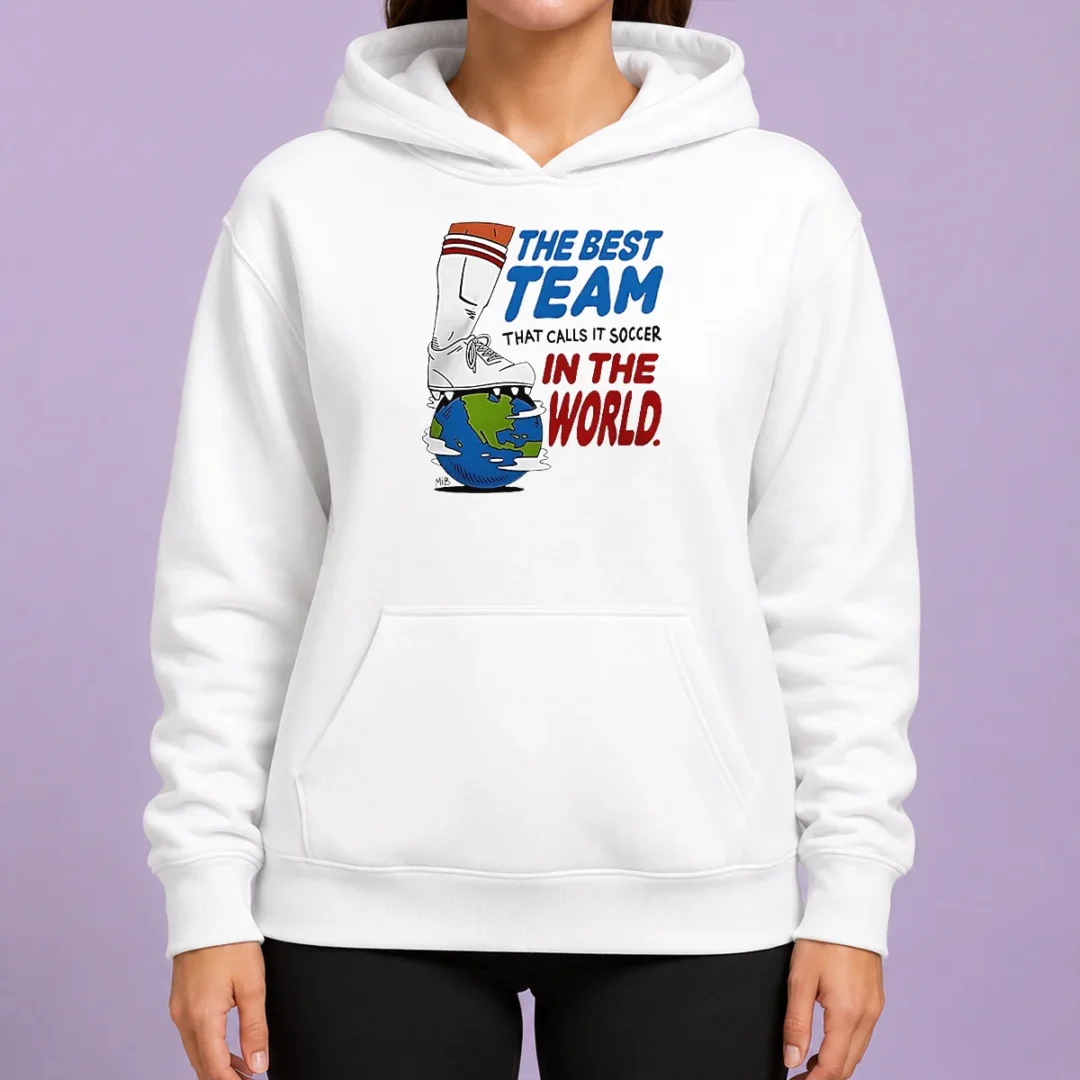 awesome-nice-the-best-team-that-calls-it-soccer-in-the-world-hoodie Awesome Nice The Best Team That Calls It Soccer In The World Hoodie in black with front pocket and drawstring hood