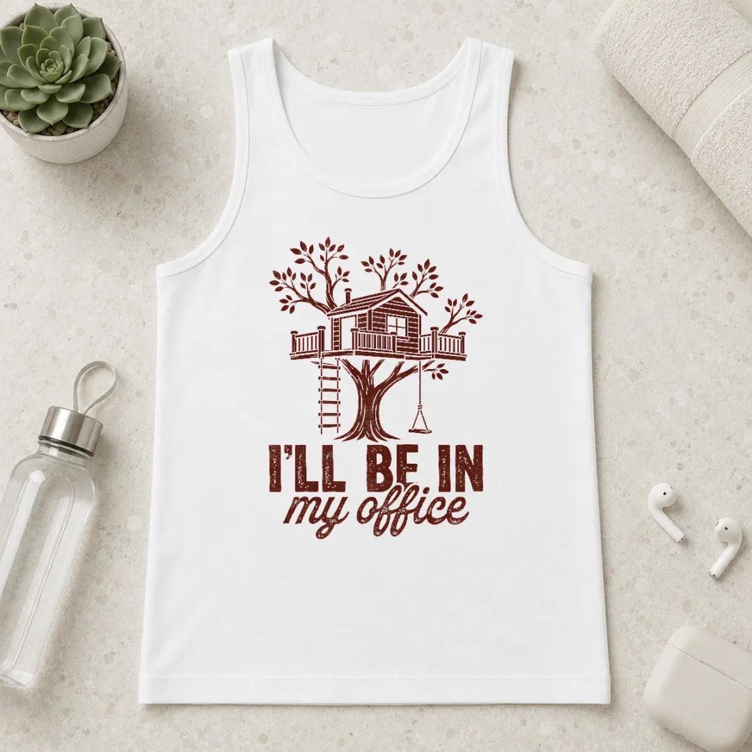 awesome-nice-treehouse-office-i-ll-be-in-my-office-tank-top Awesome Nice Treehouse Office I'Ll Be In My Office Tank Top