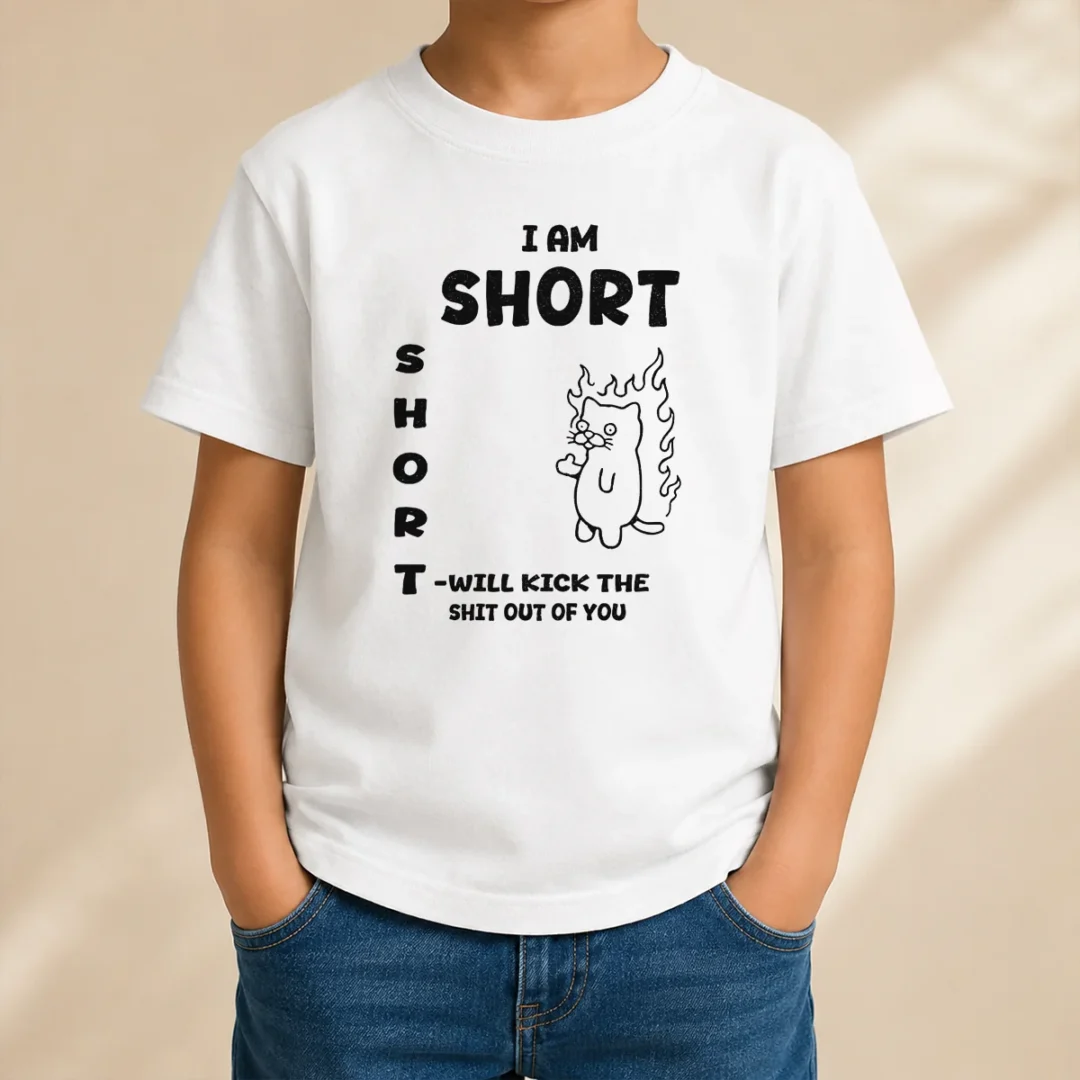awesome-official-i-am-short-short-will-kick-the-shit-out-of-you-cat-kids-t-shirt Awesome Official I Am Short Short Will Kick The Shit Out Of You Cat Kids T-Shirt