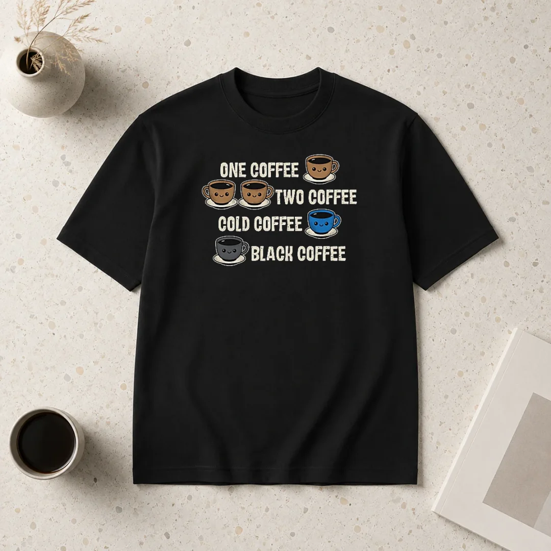 awesome-one-coffee-two-coffee-t-shirt Awesome One Coffee Two Coffee