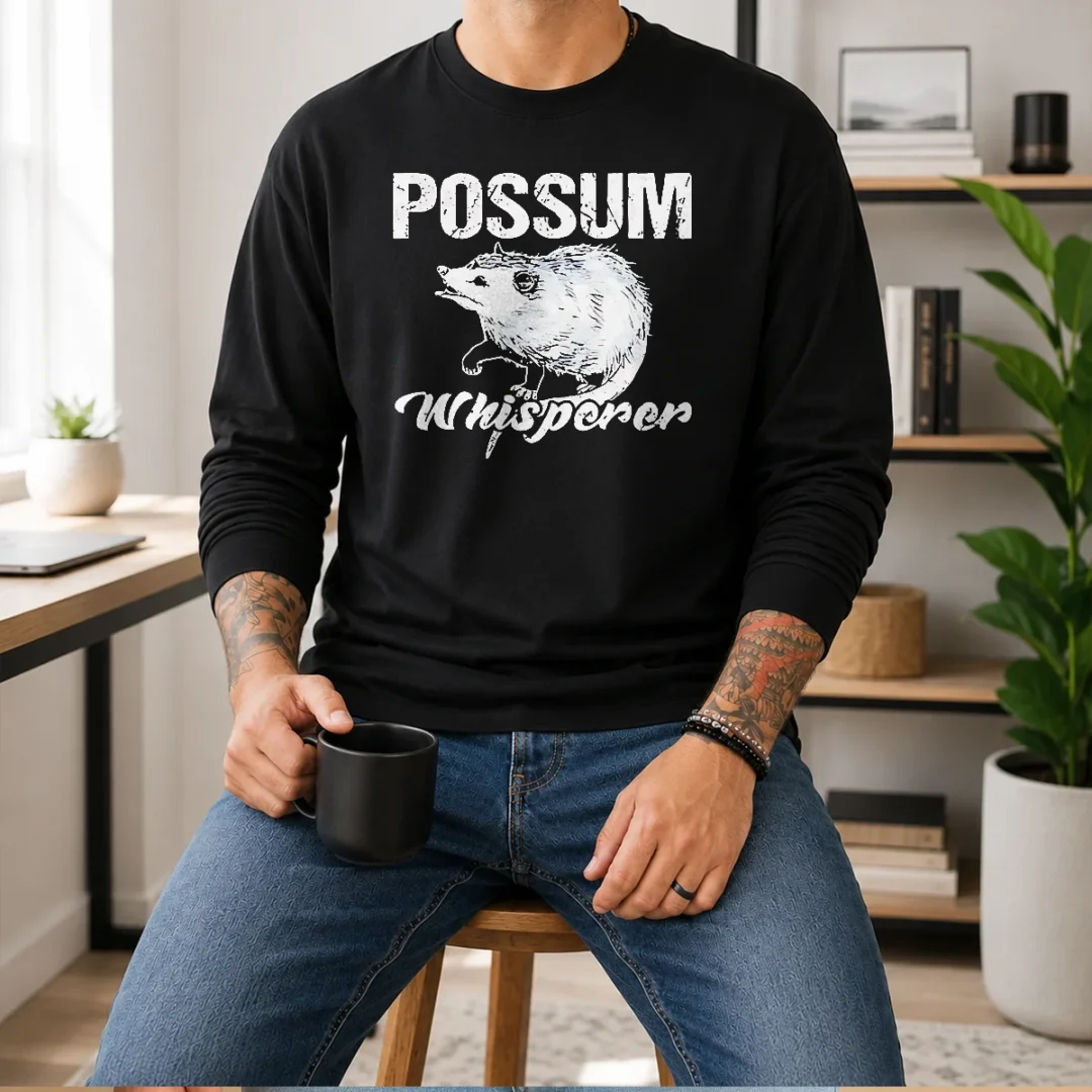 awesome-possum-whisperer-long-sleeve-shirt Awesome Possum Whisperer Long Sleeve Shirt