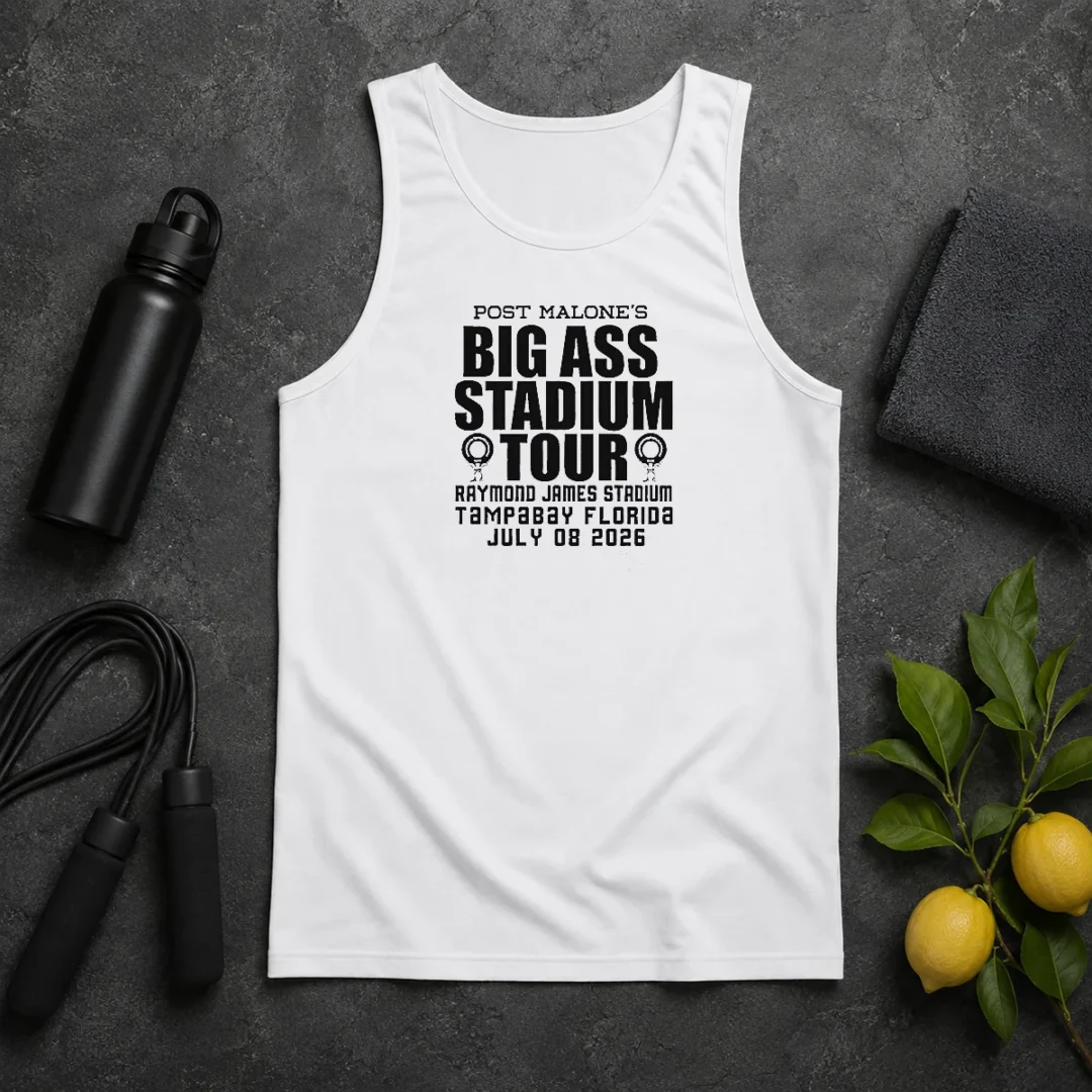 Awesome Post Malone Big Ass Stadium Tour Raymond James Stadium Tampa Bay 2026 Tank Top Awesome Post Malone Big Ass Stadium Tour Raymond James Stadium Tampa Bay 2026 Tank Top