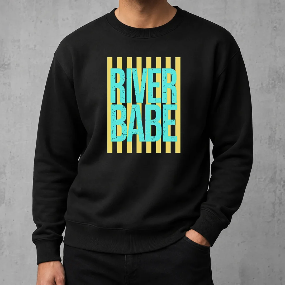 awesome-river-babe-retro-stripes-sunshine-sweater Awesome River Babe Retro Stripes Sunshine Sweater