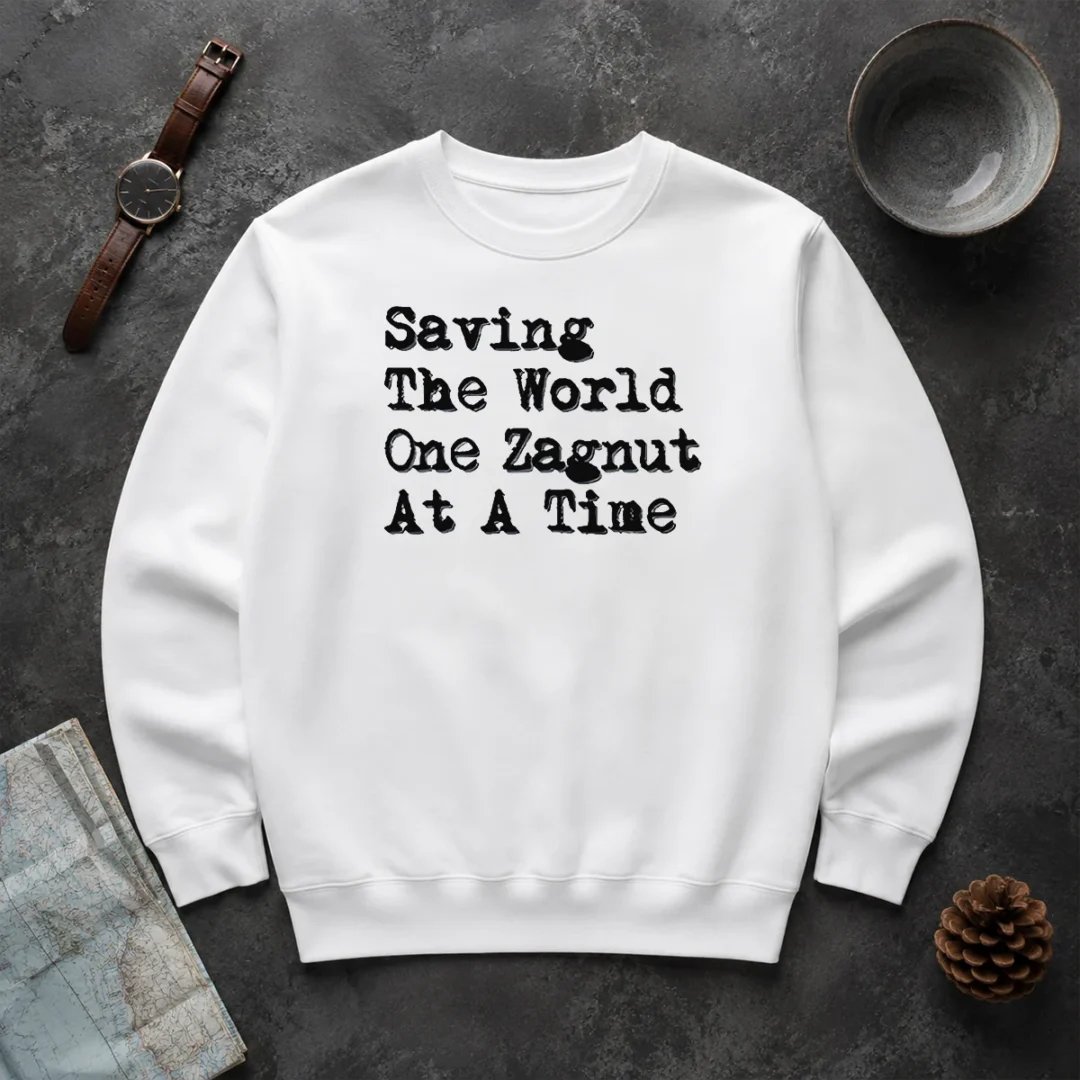 Awesome Saving The World One Zagnut At A Time Sweater Awesome Saving The World One Zagnut At A Time Sweater