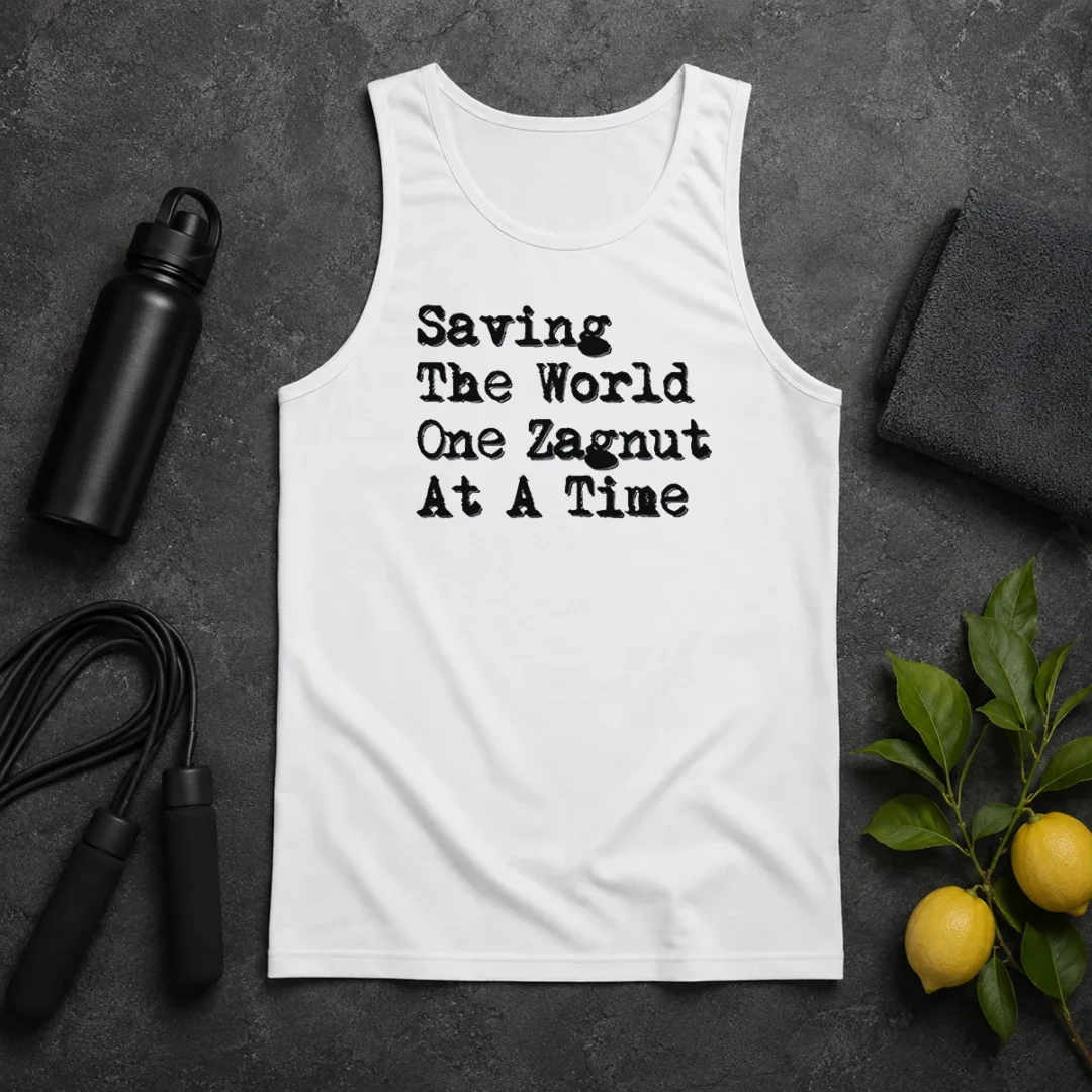 Awesome Saving The World One Zagnut At A Time Tank Top Awesome Saving The World One Zagnut At A Time Tank Top