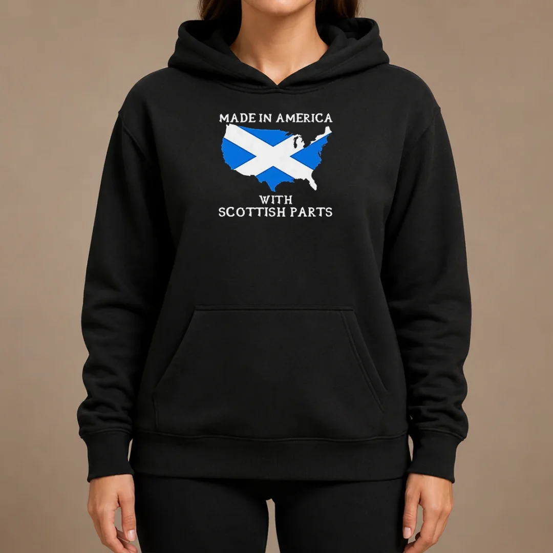 Awesome Scottish Heritage Made In America With Scottish Parts Hoodie Awesome Scottish Heritage Made In America With Scottish Parts Hoodie