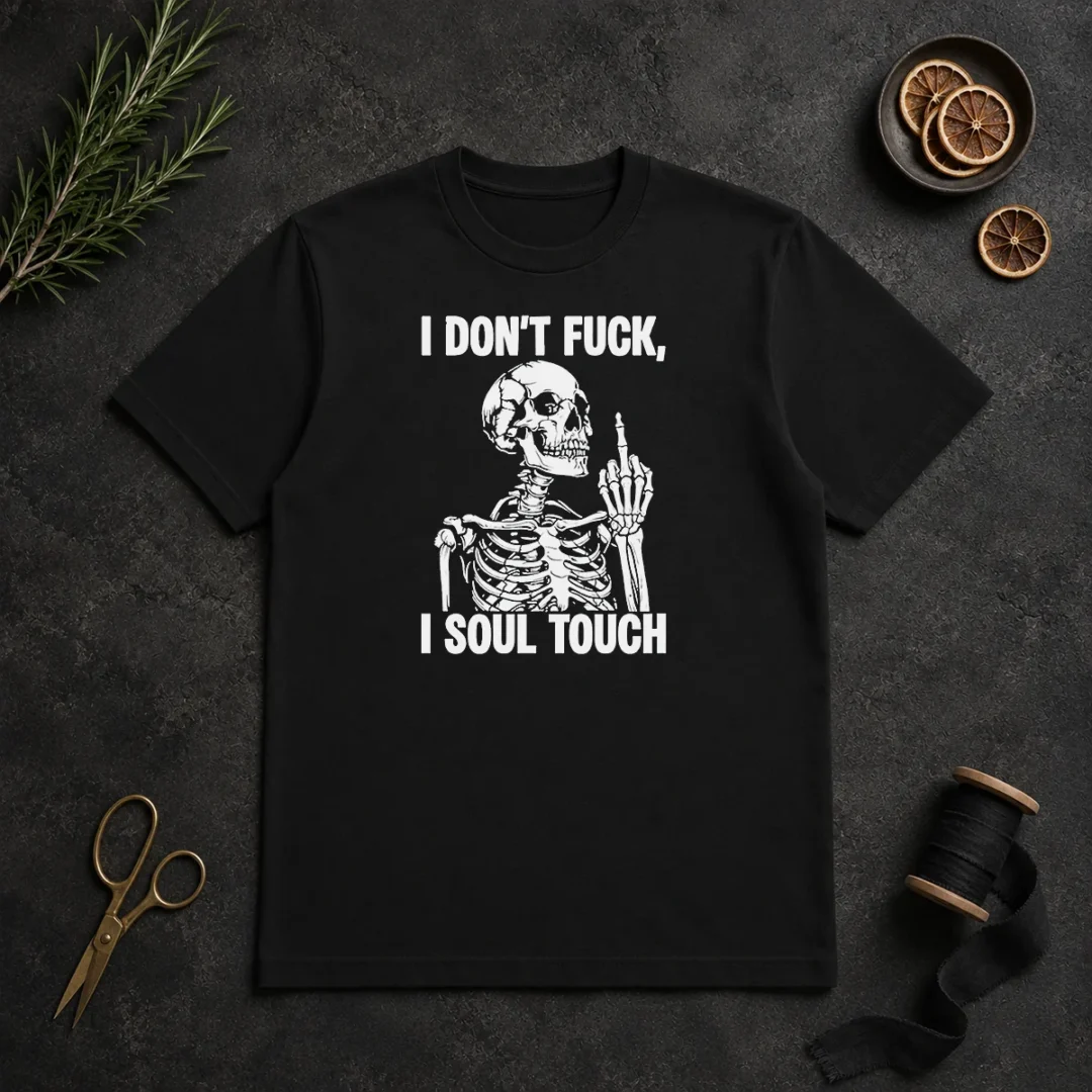 Awesome Skeleton I Dont Fck I Soul Touch t shirt Awesome Skeleton I Dont Fck I Soul Touch
