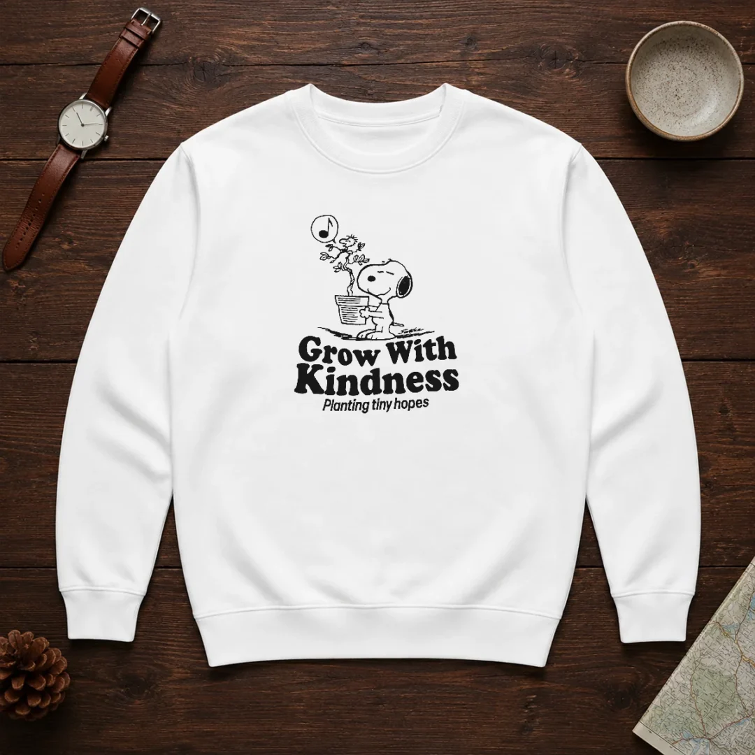 awesome-snoopy-grow-with-kindness-planting-tiny-hopes-sweater Awesome Snoopy Grow With Kindness Planting Tiny Hopes Sweater