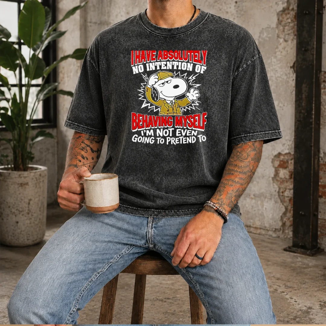 awesome-snoopy-i-have-absolutely-no-intention-of-behaving-myself-i-m-not-even-going-to-pretend-to-washed-t-1 Awesome Snoopy I Have Absolutely No Intention Of Behaving Myself I'M Not Even Going To Pretend To Washed T-Shirt