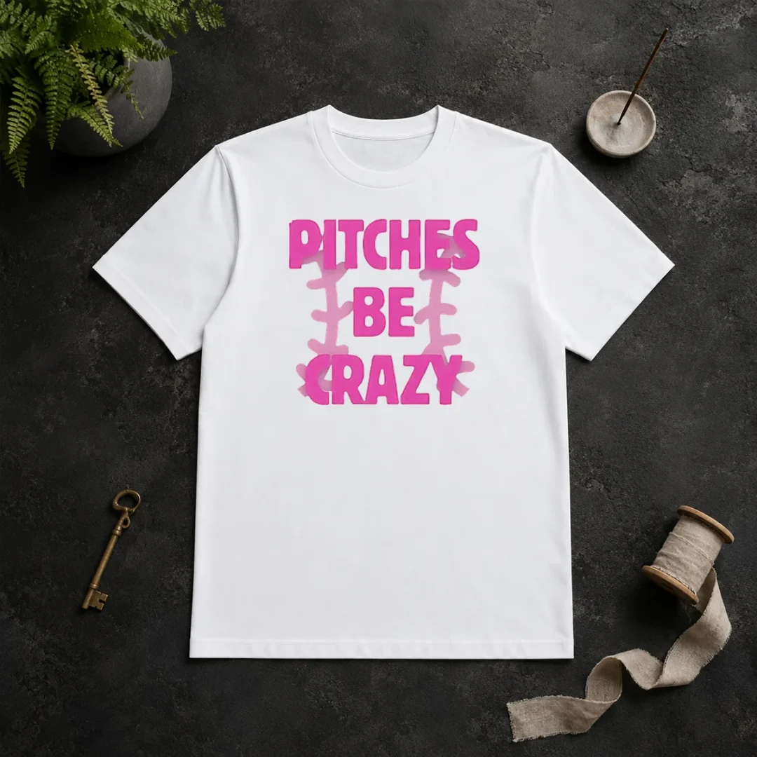 Awesome Softball Apparel Pitches Be Crazy t shirt Awesome Softball Apparel Pitches Be Crazy
