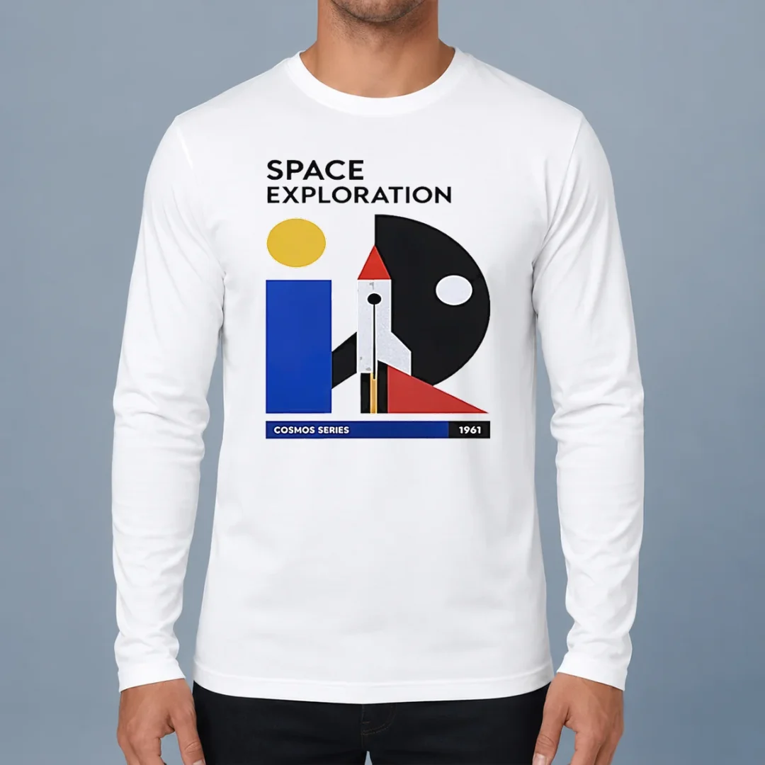 awesome-space-exploration-cosmos-series-1961-retro-poster-long-sleeve-shirt Awesome Space Exploration Cosmos Series 1961 Retro Poster Long Sleeve Shirt