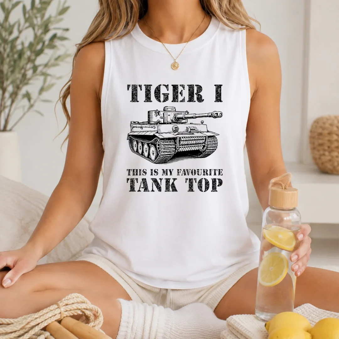 awesome-tiger-i-this-is-my-favourite-tank-military-tank-top Awesome Tiger I This Is My Favourite Tank Military Tank Top