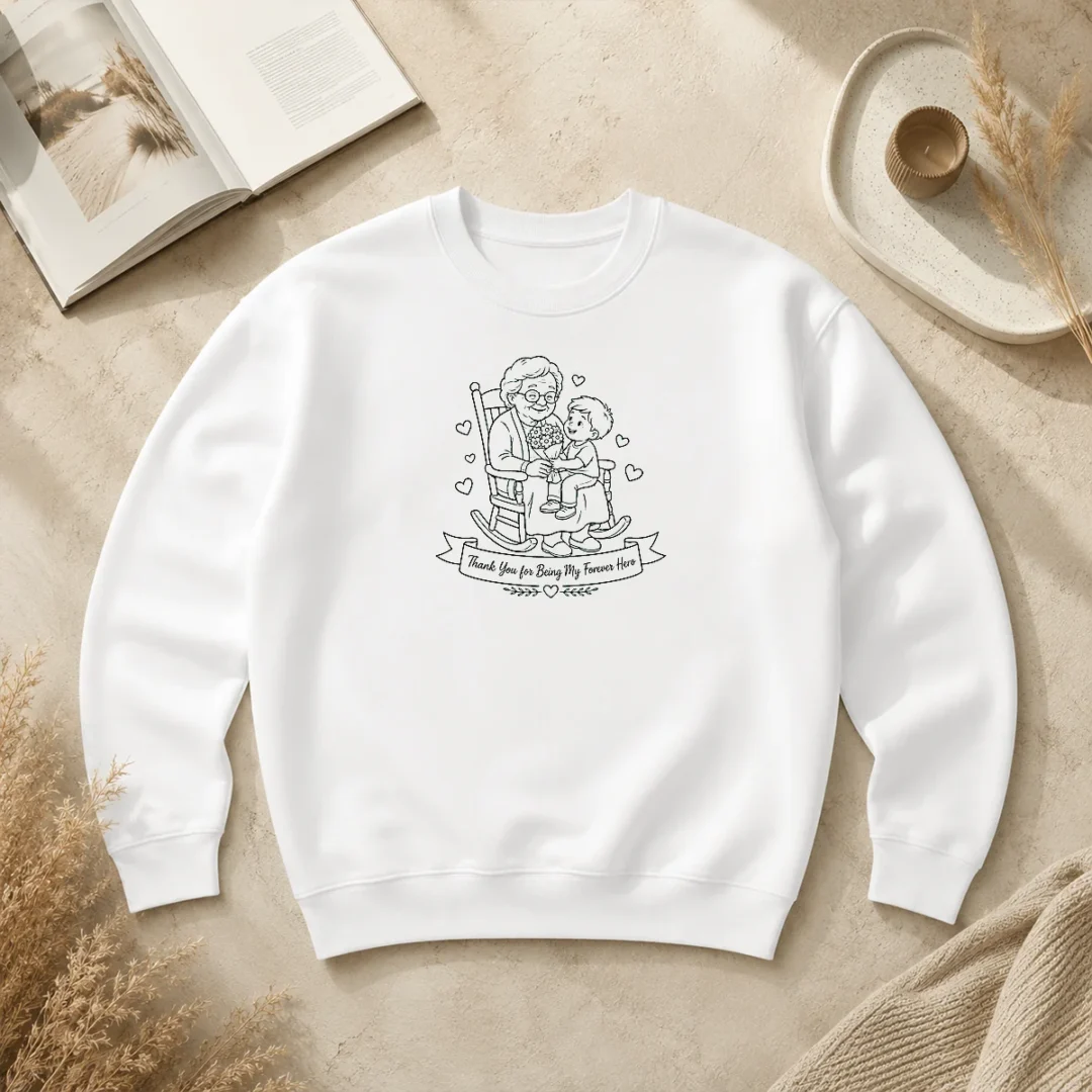Awesome Top Grandparents Day Line Art Forever Hero Sweater Awesome Top Grandparents Day Line Art Forever Hero Sweater