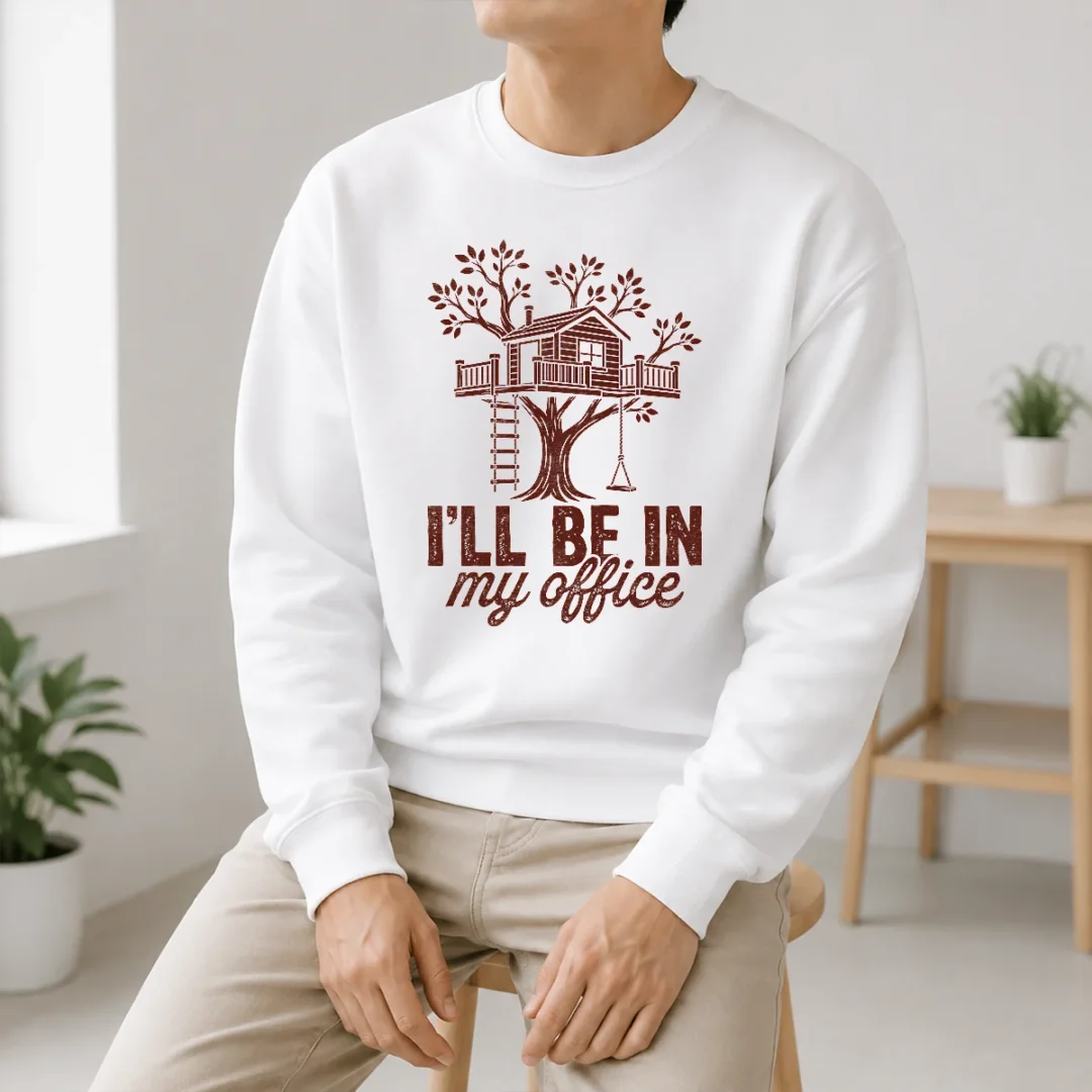 Awesome Treehouse Office I'Ll Be In My Office Sweater Awesome Treehouse Office I'Ll Be In My Office Sweater