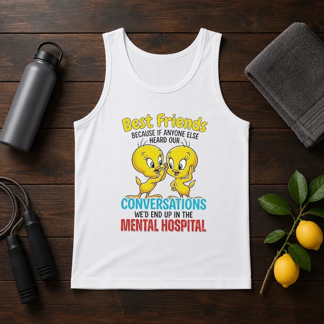 awesome-tweety-because-if-anyone-else-heard-our-conversations-mental-hospital-tank-top Awesome Tweety Because If Anyone Else Heard Our Conversations Mental Hospital Tank Top