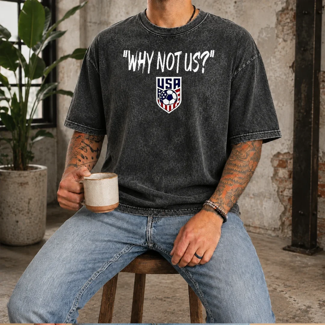 awesome-u-s-soccer-usa-why-not-us-washed-t-shirt Awesome U.S. Soccer USA Why Not US Washed T-Shirt
