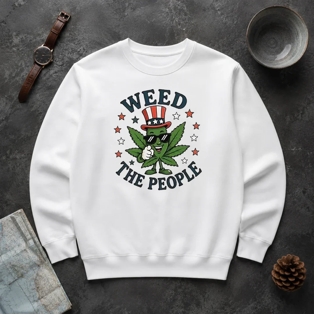 Awesome Weed The People Cannabis Uncle Sam Character Patriotic Leaf Symbol Sweater Awesome Weed The People Cannabis Uncle Sam Character Patriotic Leaf Symbol Sweater