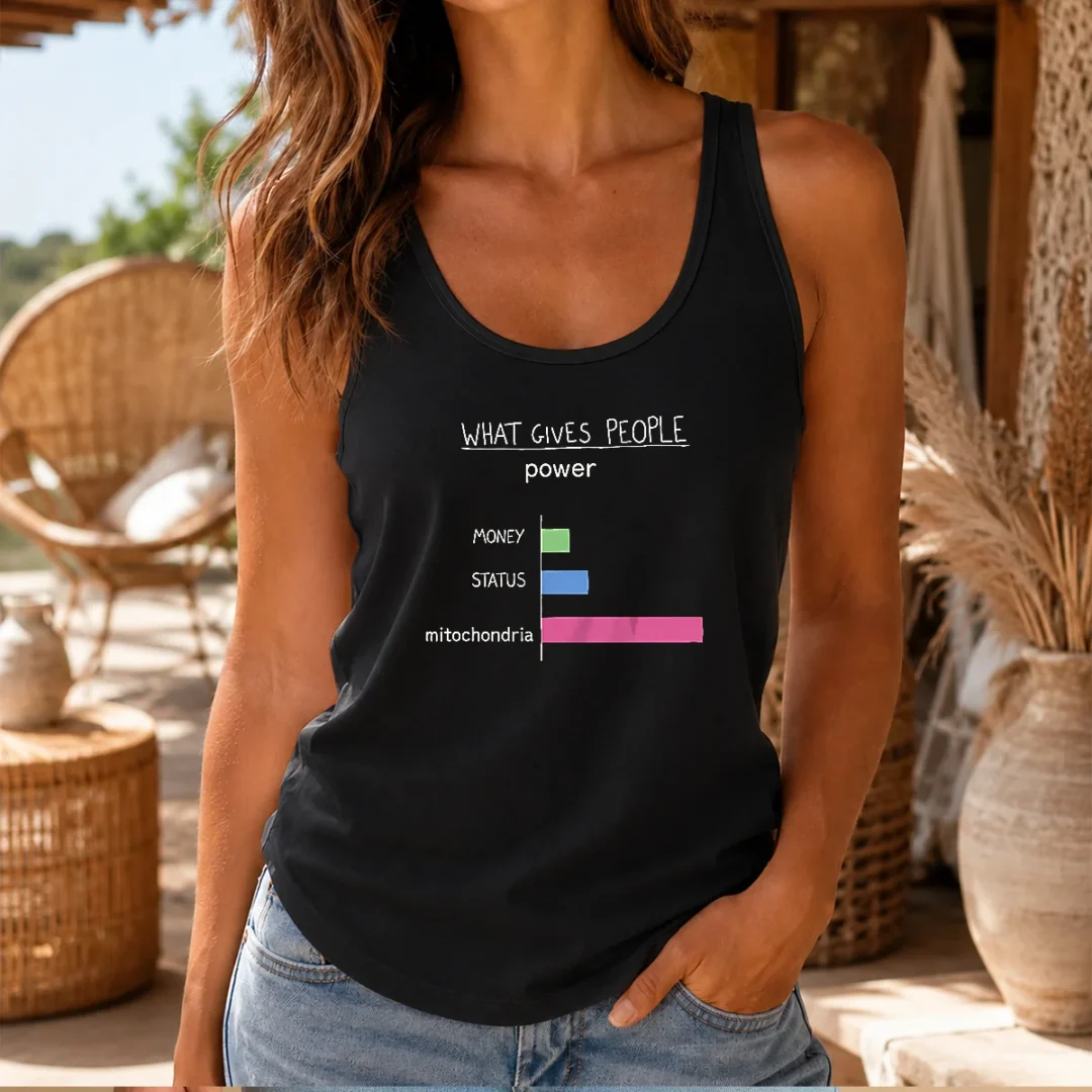 awesome-what-gives-people-power-tank-top Awesome What Gives People Power Tank Top in black, sleeveless casual wear with bold white text design