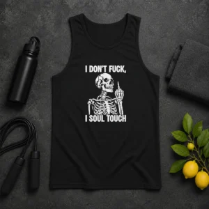 Awesome Skeleton I Dont Fck I Soul Touch Tank Top