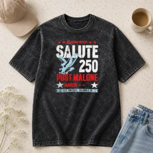 Nice Salute 250 Post Malone Hardy 2026 Washed T-Shirt