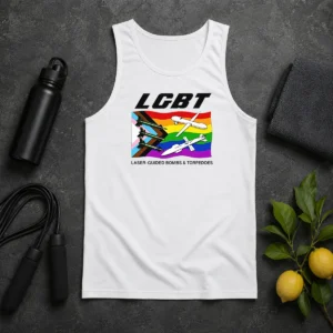 Hot Nice LGBT Laser Guided Bombs And Torpedoes Flag Tank Top