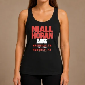 Premium Niall Horan Live Nashville Hershey Tour Tank Top