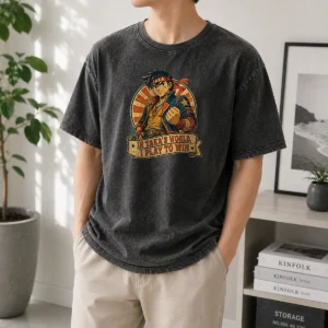 Hot Takas World Vintage Anime Characters Passion Washed T-Shirt