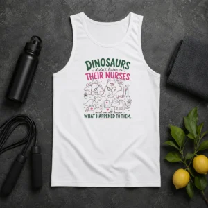 Hot Dinosaurs Didnt Listen To Their Nurses Tank Top